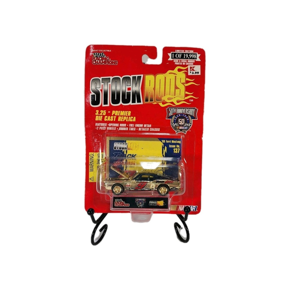 Racing Champions Stock Rods NASCAR '68 Ford Mustang #9 Jeff Burton No. 137 NIP